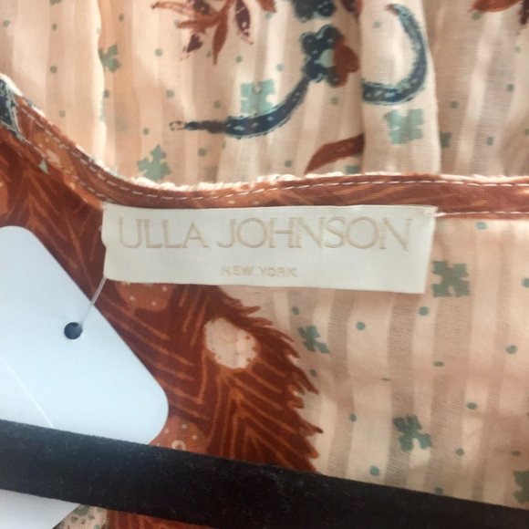 Ulla Johnson Marni Floral Print Ruffled Mini Dress in Size 2 - Picture 11 of 13